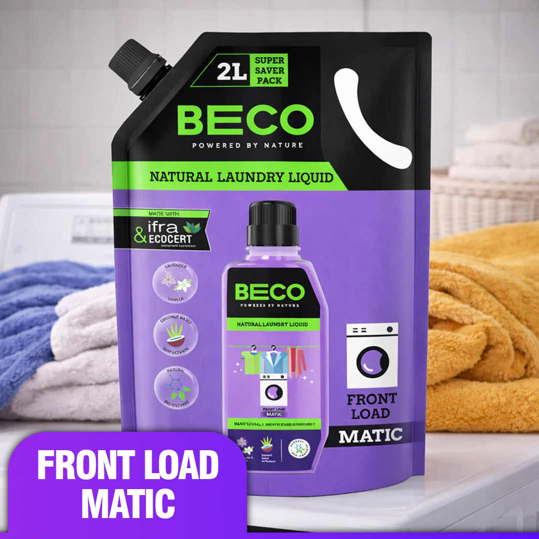 Natural Laundry Cleaner Liquid Refill - Front Load - 2 litre