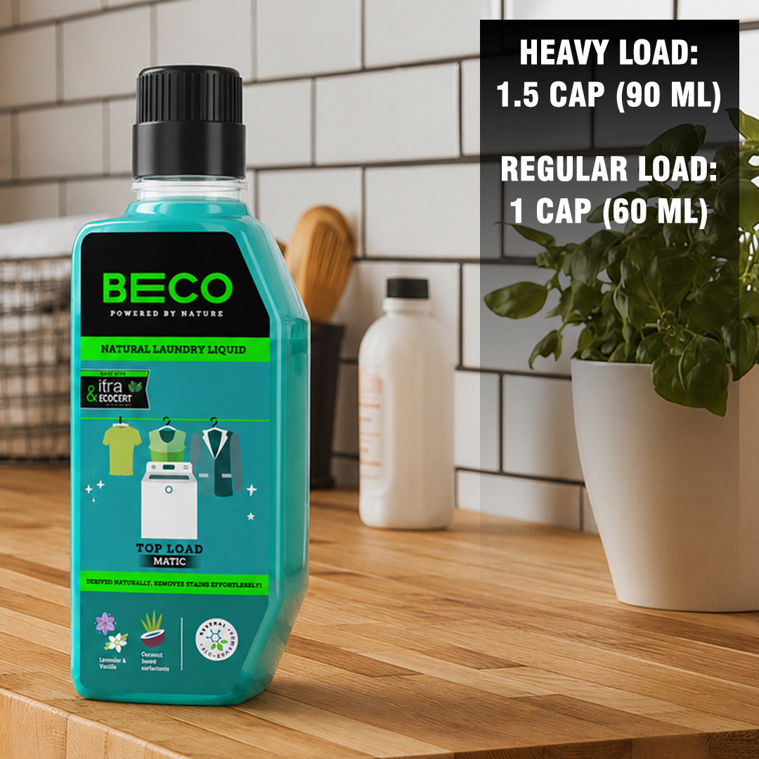 Natural Laundry Cleaner Liquid - Top Load - 960 ml